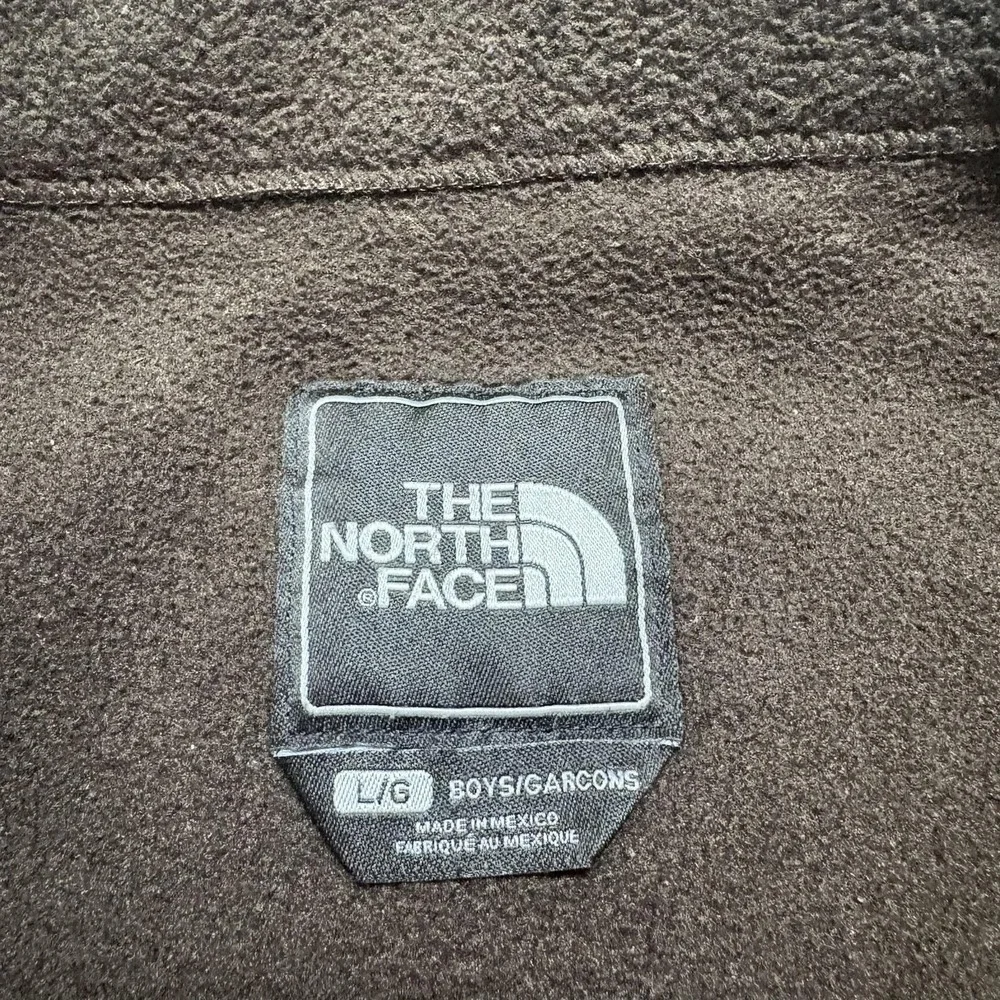 The North Face Denali Jacket Boys Large 14/16 Brown Fleece Full Zip Polartec